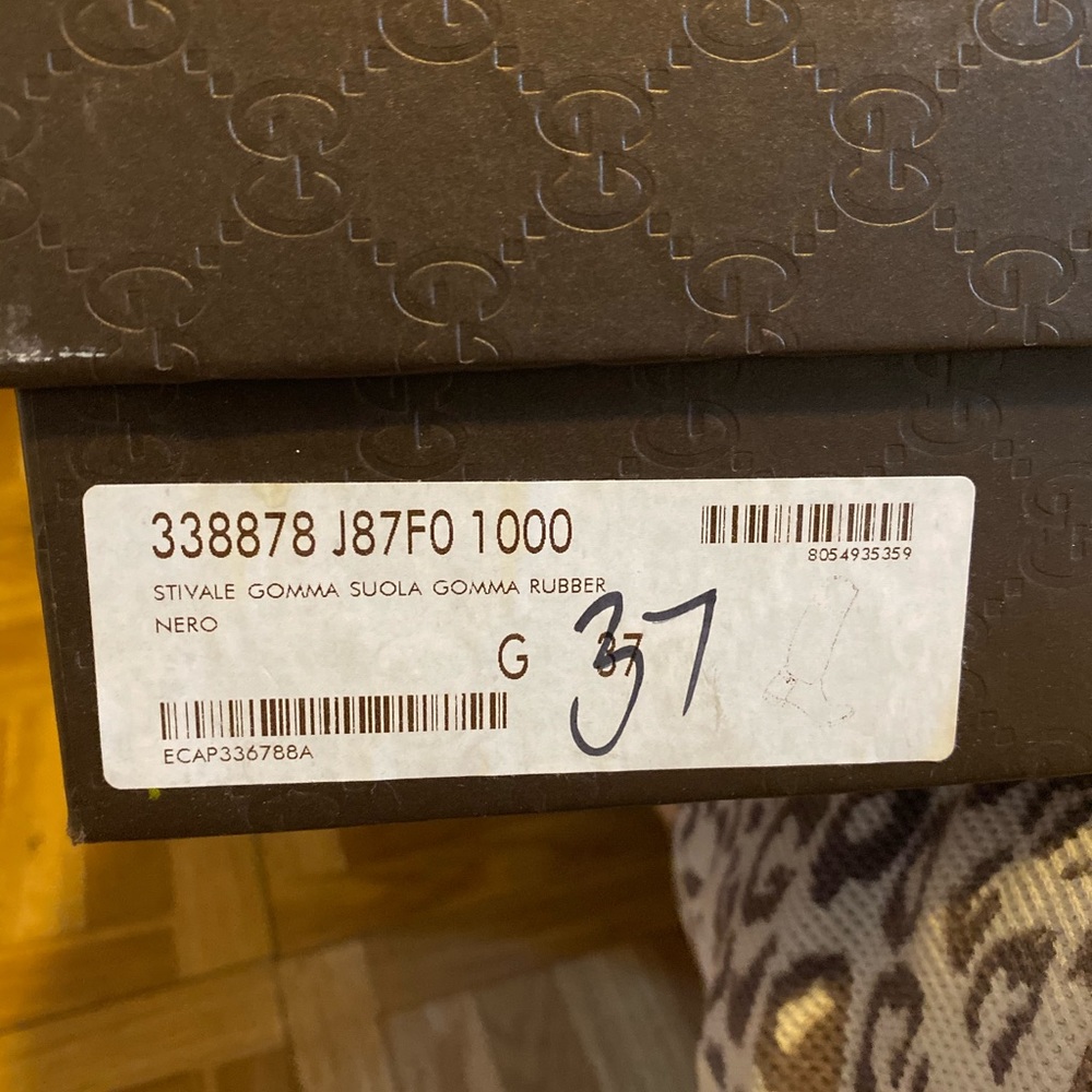 Gucci Rubber Rain Boots - Picture 7 of 7